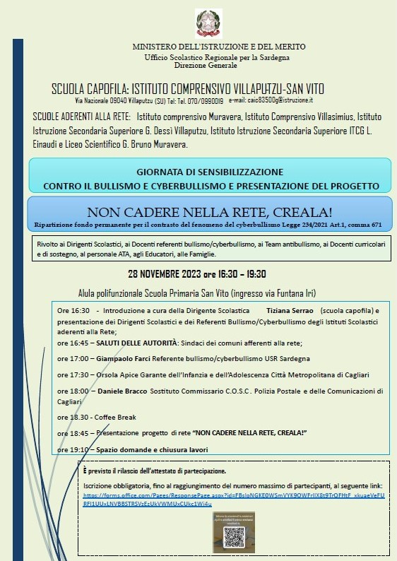 Locandina Non cadere nella rete creala