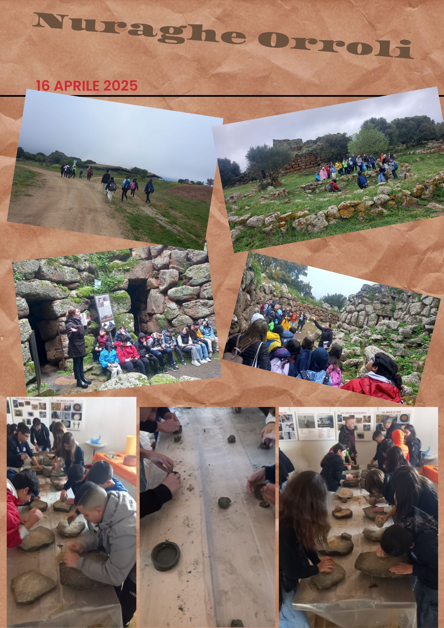 Nuraghe Orroli classi prime